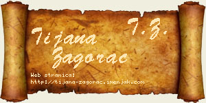 Tijana Zagorac vizit kartica